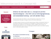 Tablet Screenshot of daconcept.ch